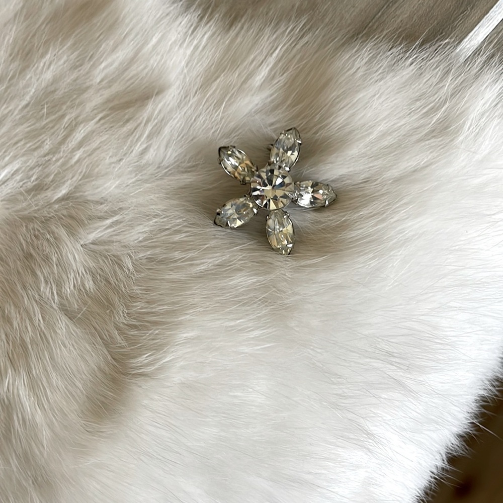 Crystal Brooch - vintage - Picture 2 of 3